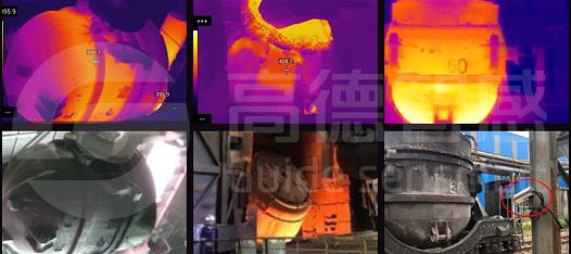 液態金屬容器現場溫度監測效果